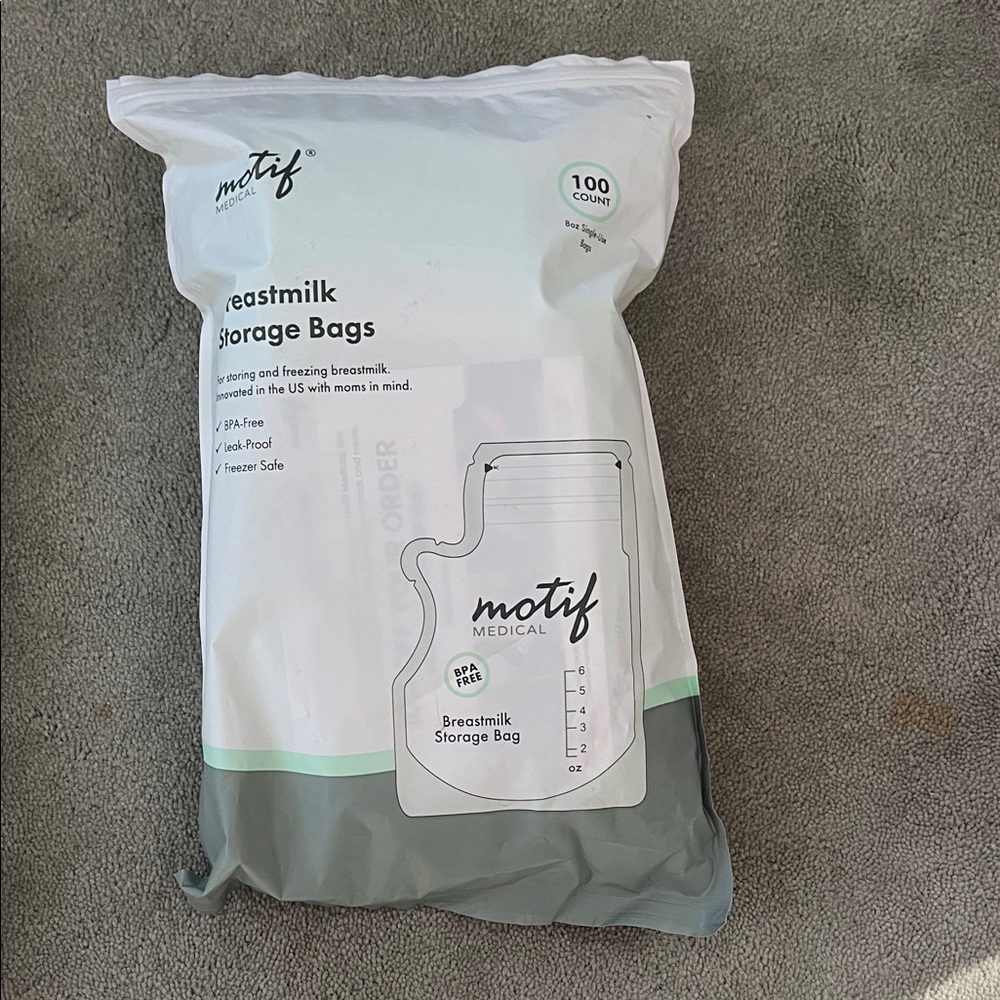 Motif Medical Breastmilk Storage Bags